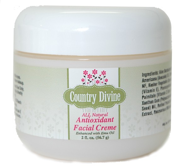 Country Divine Anti Oxidant All Natural Moisturizer Facial Cream With